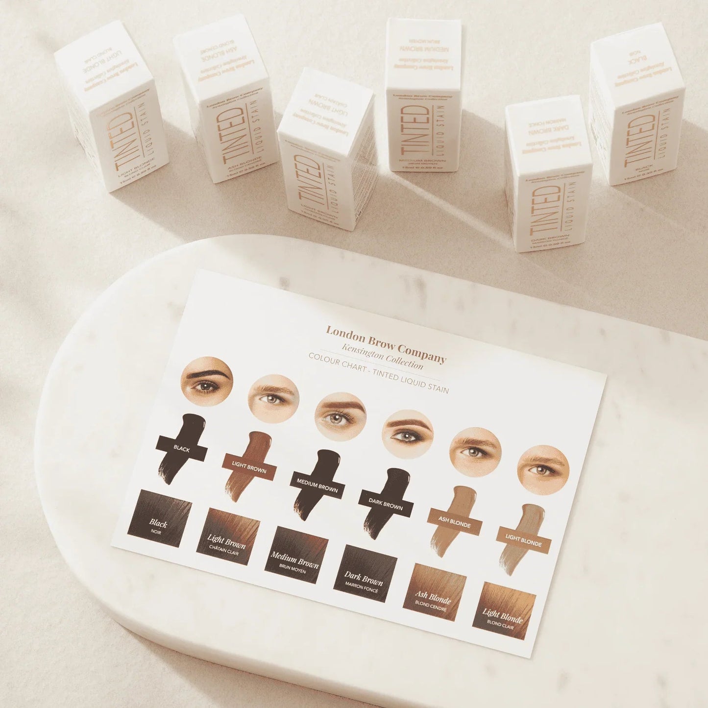 London Brow Tinted Liquid Brow Stain 15ml — 6 Shades
