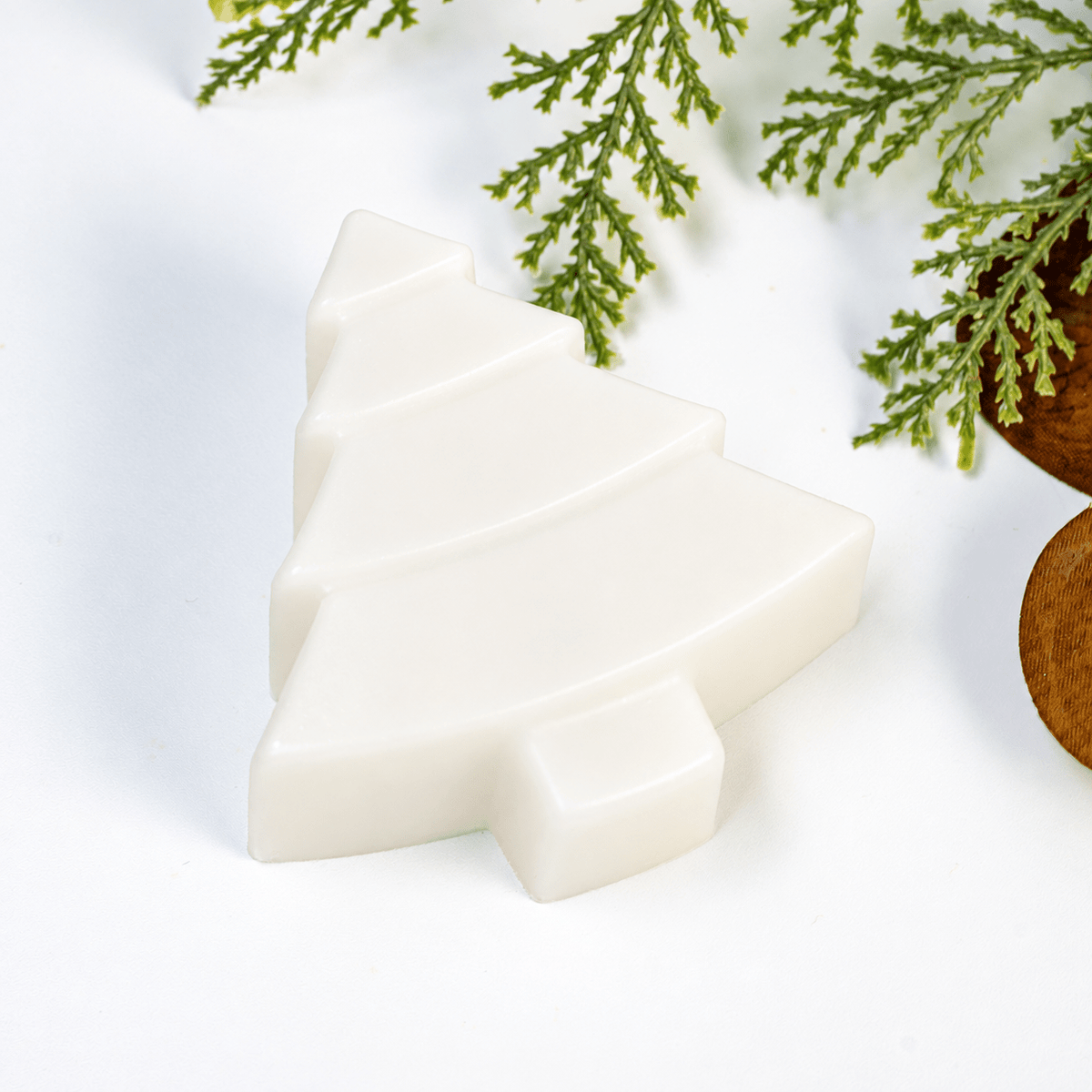 Soul and Soap Tree-Reffic Coconut Christmas Soap Bar 75g