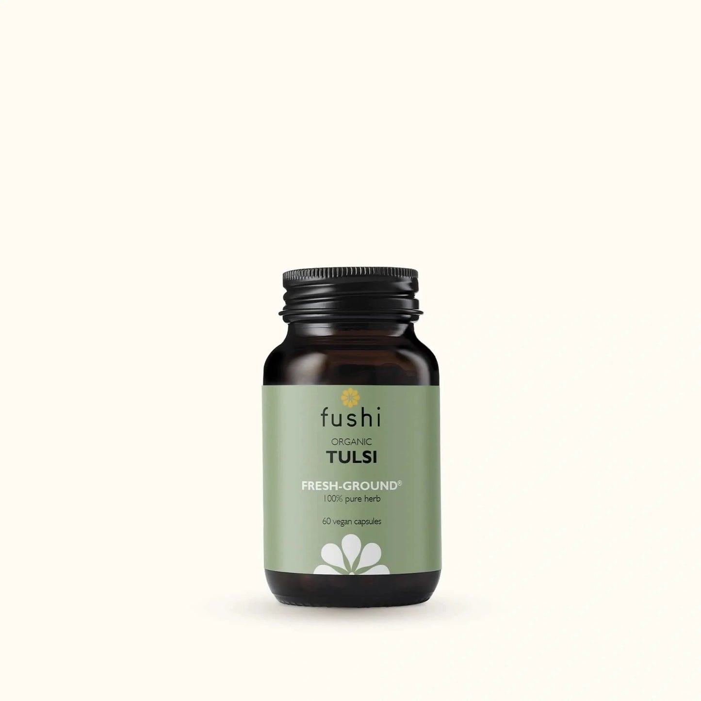 Fushi Organic Tulsi (Holy Basil) Capsules 290mg | 60 Capsules