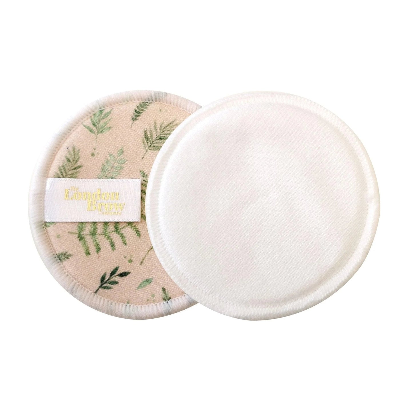 London Brow Reusable Bamboo Makeup Pads & Storage Jar
