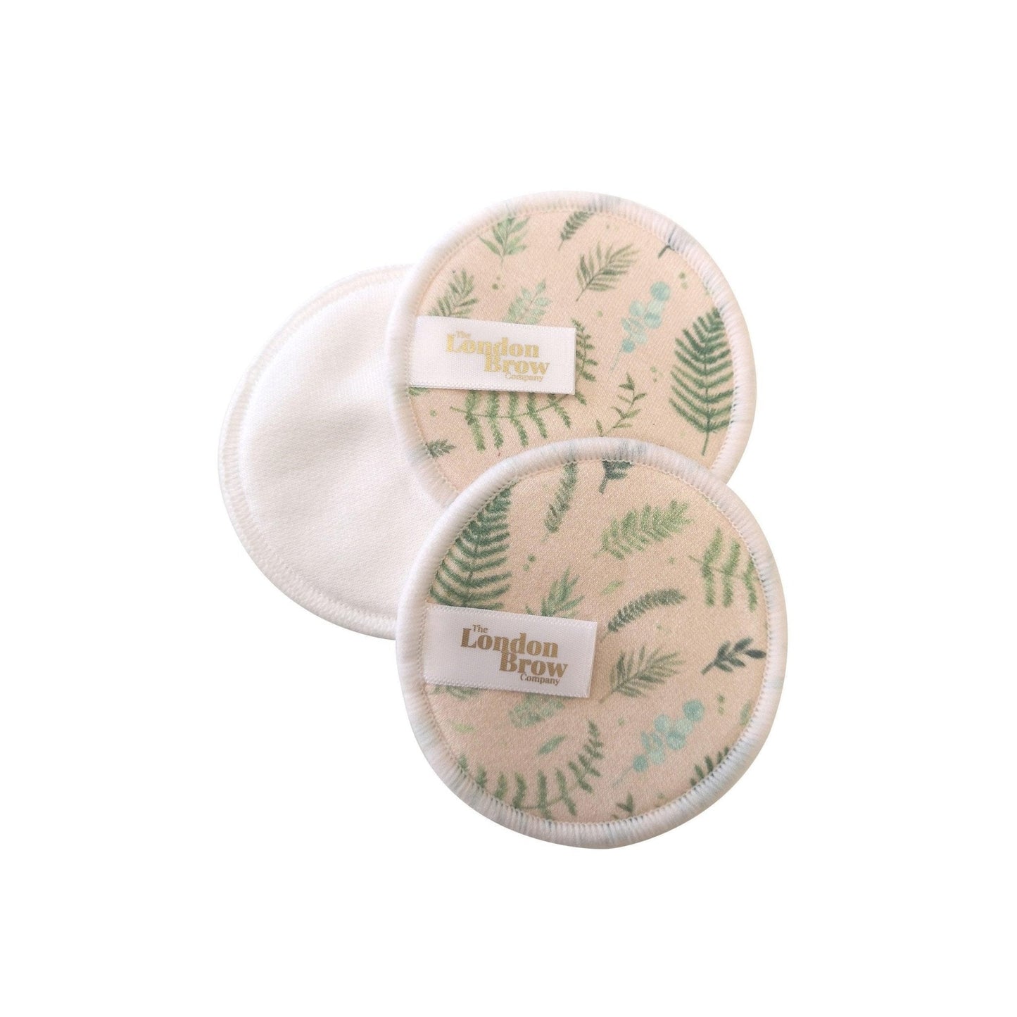 London Brow Reusable Bamboo Makeup Pads & Storage Jar