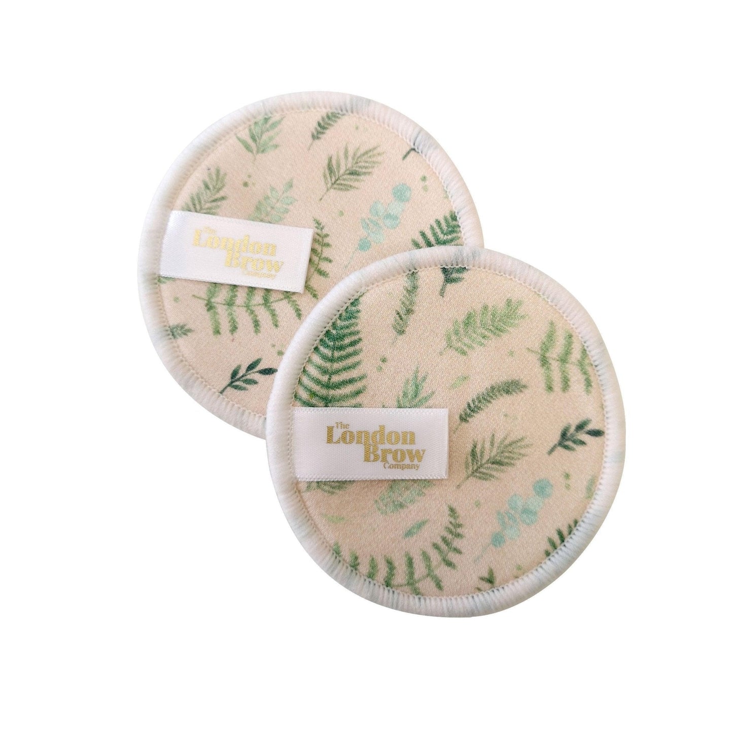 London Brow Reusable Bamboo Makeup Pads & Storage Jar